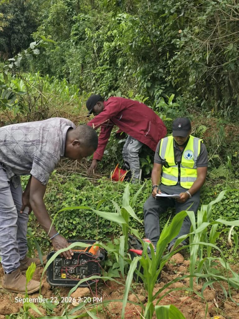 hydrogeological survey for borehole drilling